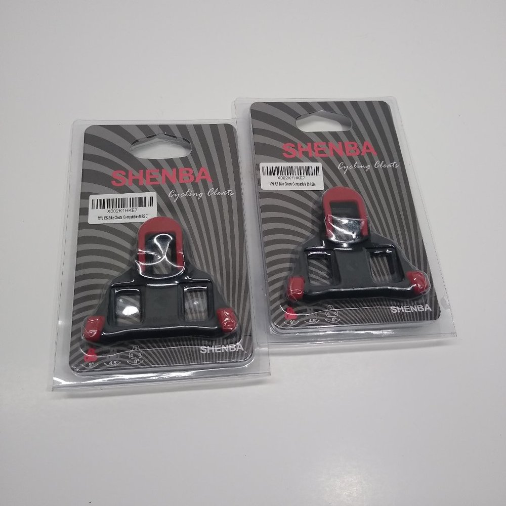 Shenba / Mylies Shimano Compatible SPD SL 6 Degree Float Indoor/Outdoor Cycling